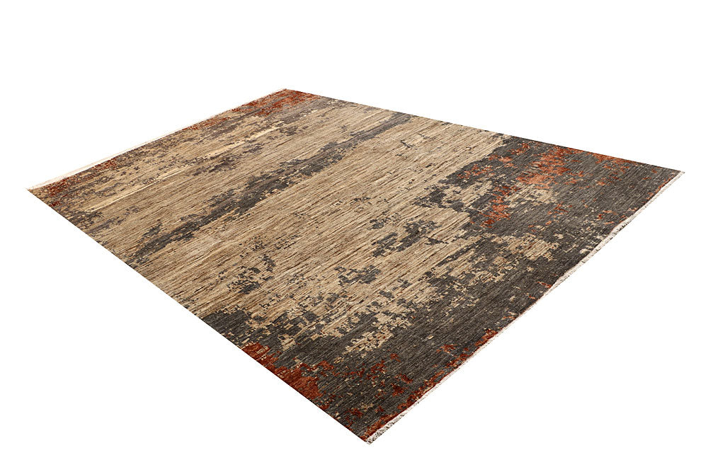 Multi Colored Abstract 6' 6 x 9' 7 - No. 67401 - ALRUG Rug Store