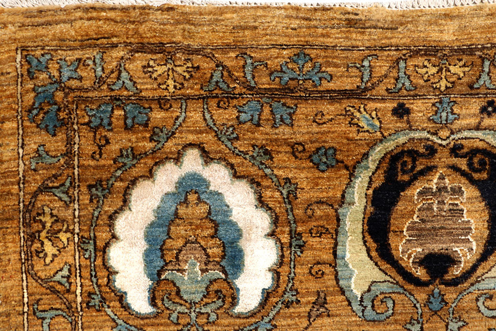 Goldenrod Ikat 8' 11 x 11' 3 - No. 67402 - ALRUG Rug Store