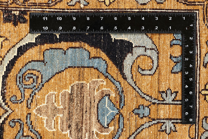 Goldenrod Ikat 8' 11 x 11' 3 - No. 67402 - ALRUG Rug Store