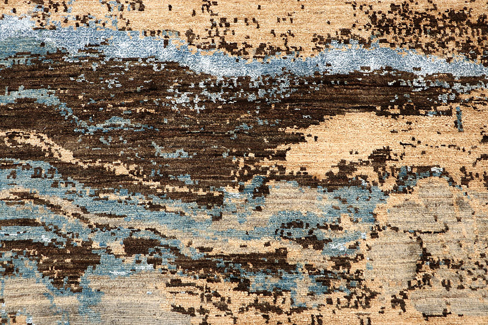 Multi Colored Abstract 4' x 6' 5 - No. 67406 - ALRUG Rug Store