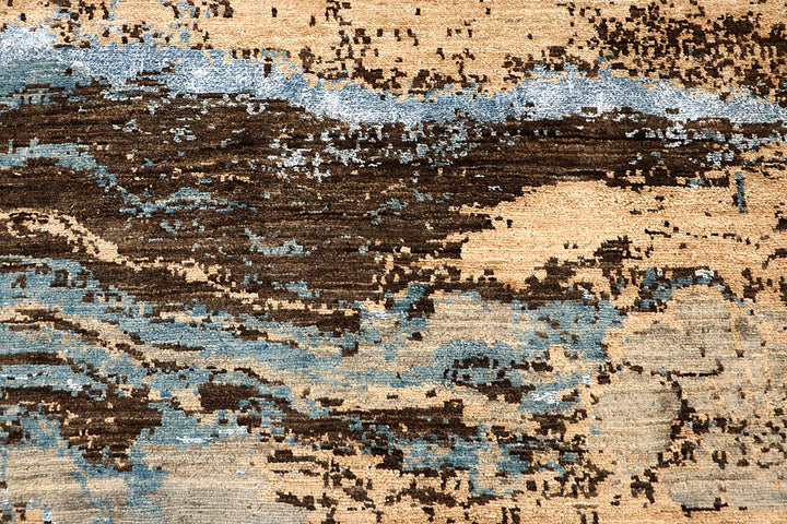 Multi Colored Abstract 4' x 6' 5 - No. 67406 - ALRUG Rug Store