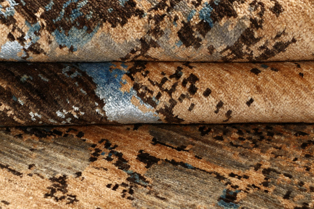 Multi Colored Abstract 4' x 6' 5 - No. 67406 - ALRUG Rug Store