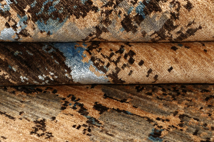 Multi Colored Abstract 4' x 6' 5 - No. 67406 - ALRUG Rug Store