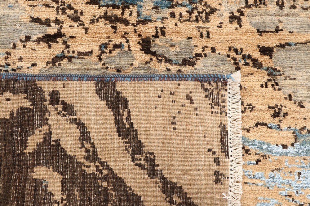 Multi Colored Abstract 4' x 6' 5 - No. 67406 - ALRUG Rug Store