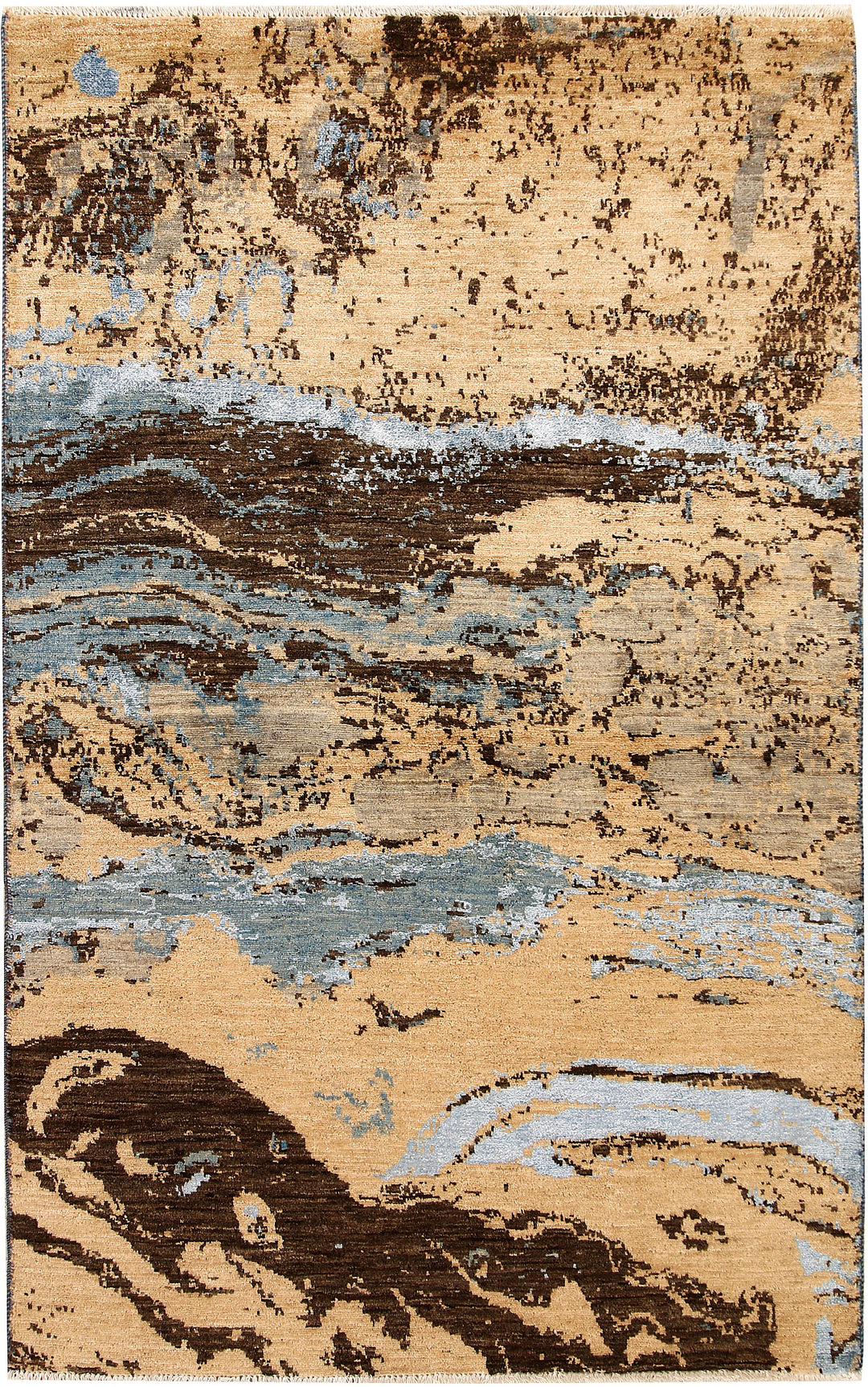 Multi Colored Abstract 4' x 6' 5 - No. 67406 - ALRUG Rug Store