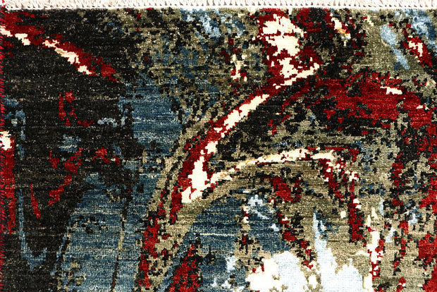 Multi Colored Abstract 3' 11 x 5' 9 - No. 67407 - ALRUG Rug Store