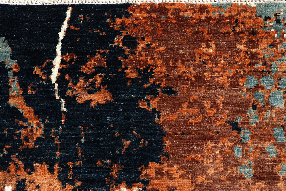 Multi Colored Abstract 4' 1 x 5' 9 - No. 67408 - ALRUG Rug Store