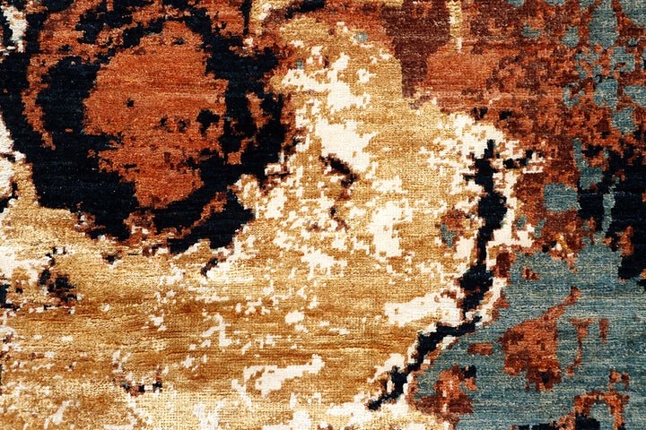 Multi Colored Abstract 4' 1 x 5' 9 - No. 67408 - ALRUG Rug Store