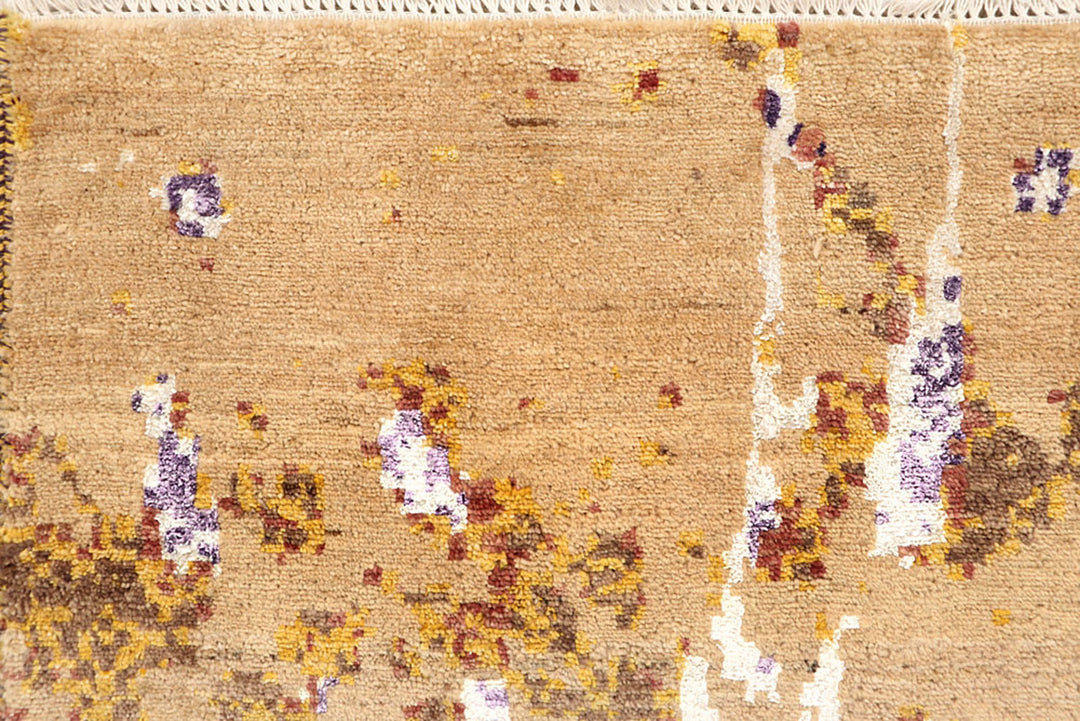 Multi Colored Abstract 4'  x" 6'  1" - No. QA39566