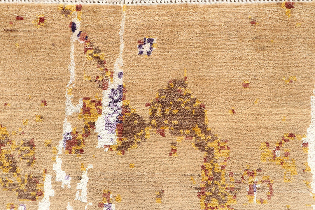 Multi Colored Abstract 4'  x" 6'  1" - No. QA39566