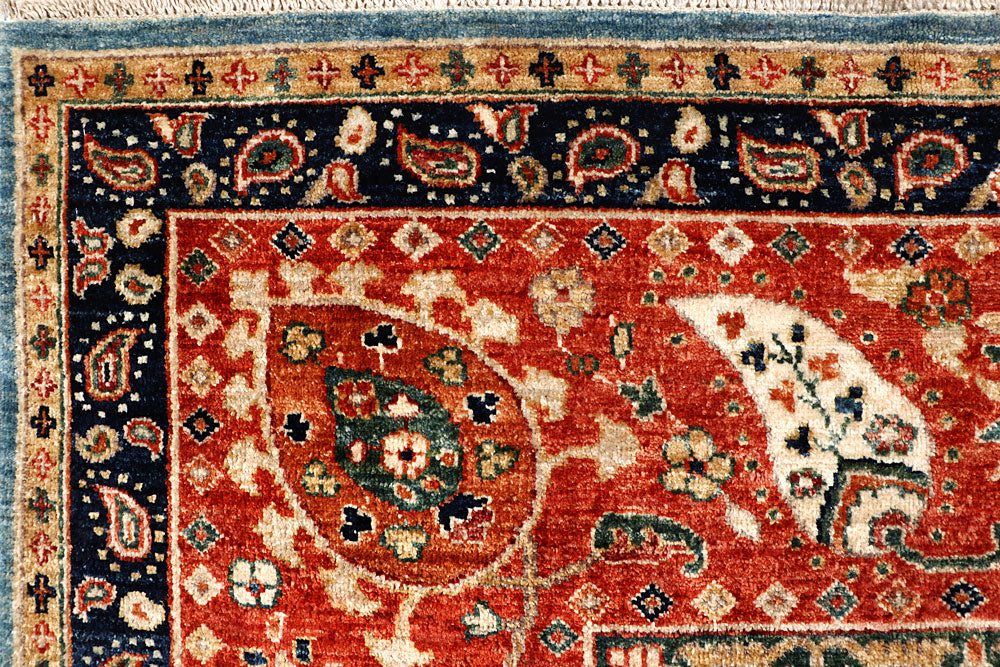 Steel Blue Ziegler 8' 9 x 12' - No. 67413 - ALRUG Rug Store