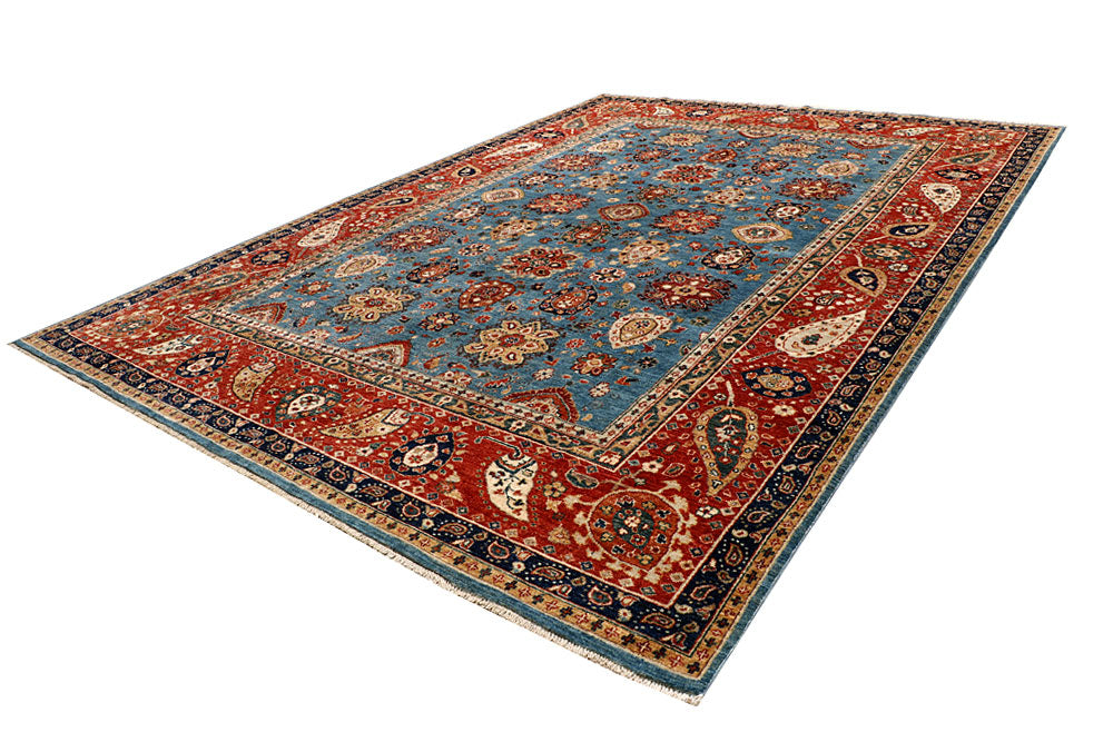 Steel Blue Ziegler 8' 9 x 12' - No. 67413 - ALRUG Rug Store