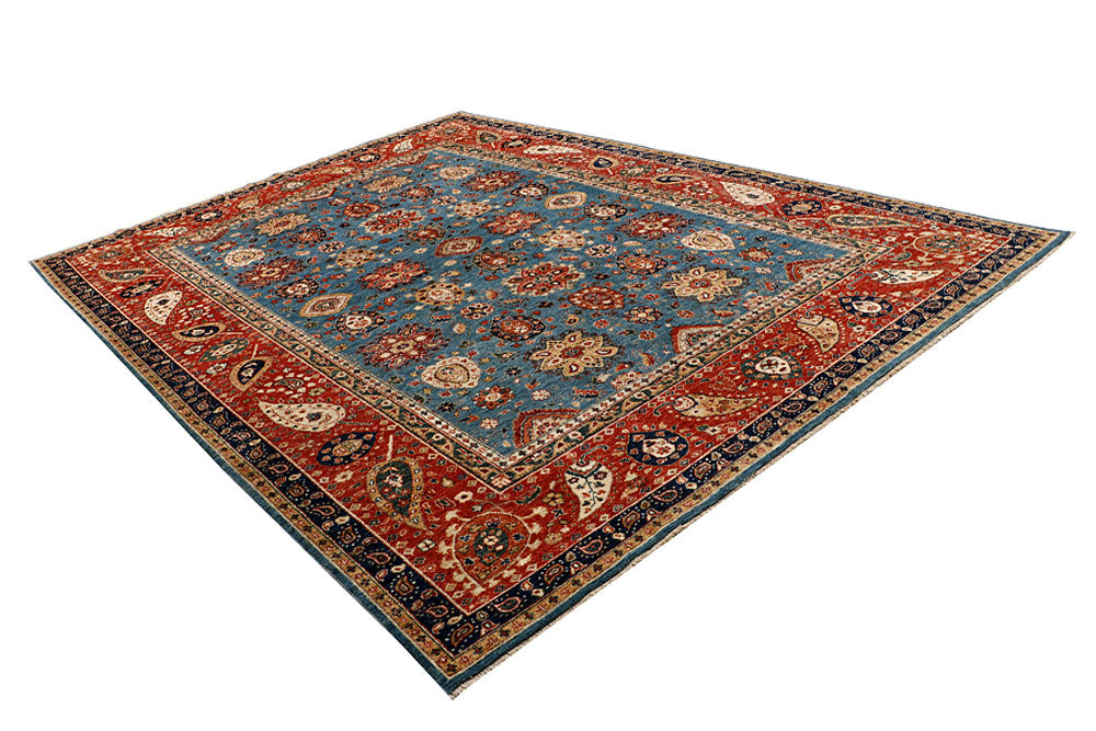 Steel Blue Ziegler 8' 9 x 12' - No. 67413 - ALRUG Rug Store