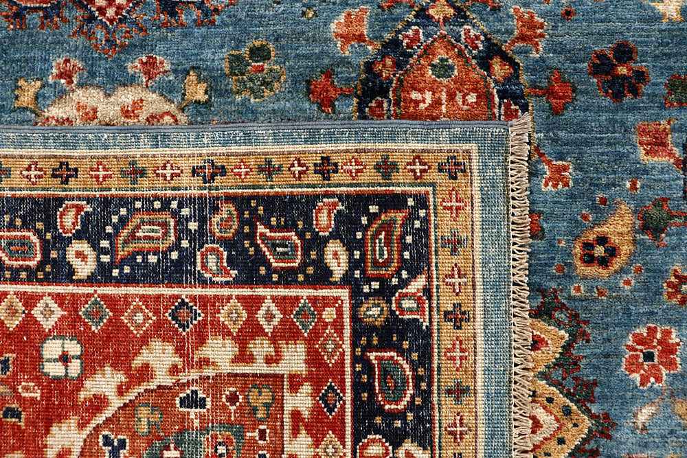 Steel Blue Ziegler 8' 9 x 12' - No. 67413 - ALRUG Rug Store