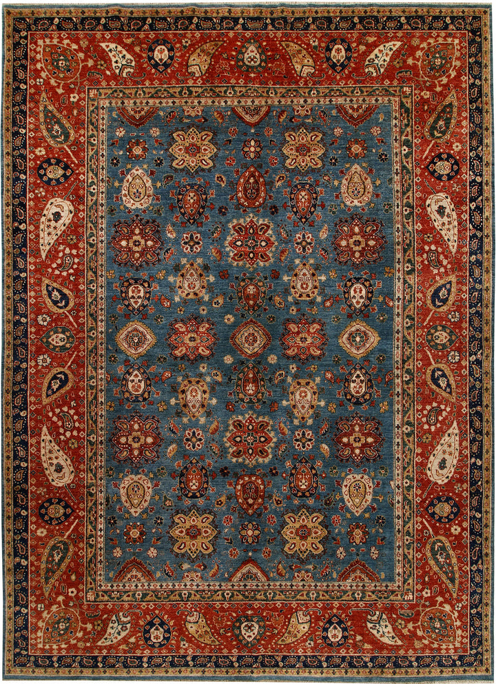 Steel Blue Ziegler 8' 9 x 12' - No. 67413 - ALRUG Rug Store