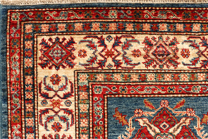 Steel Blue Kazak 5' 10 x 8' 4 - No. 67416 - ALRUG Rug Store