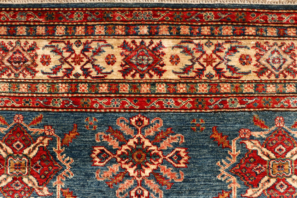 Steel Blue Kazak 5' 10 x 8' 4 - No. 67416 - ALRUG Rug Store
