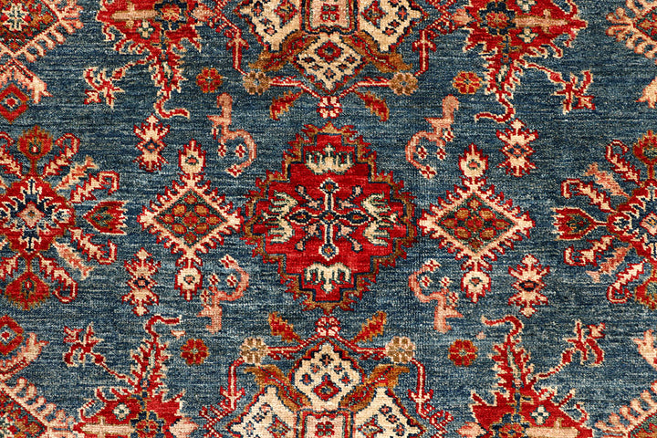 Steel Blue Kazak 5' 10 x 8' 4 - No. 67416 - ALRUG Rug Store