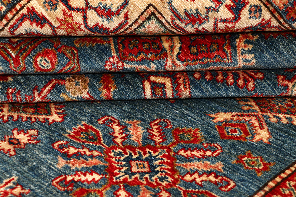 Steel Blue Kazak 5' 10 x 8' 4 - No. 67416 - ALRUG Rug Store