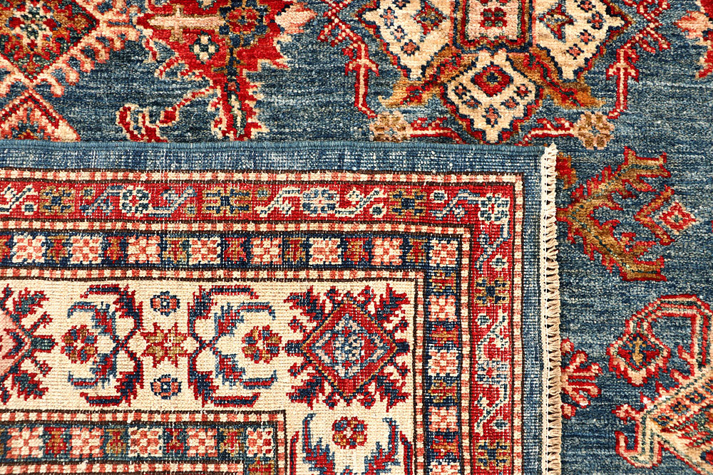 Steel Blue Kazak 5' 10 x 8' 4 - No. 67416 - ALRUG Rug Store