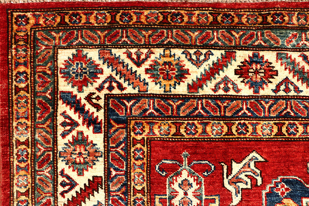 Firebrick Kazak 4' 11 x 6' 8 - No. 67417 - ALRUG Rug Store