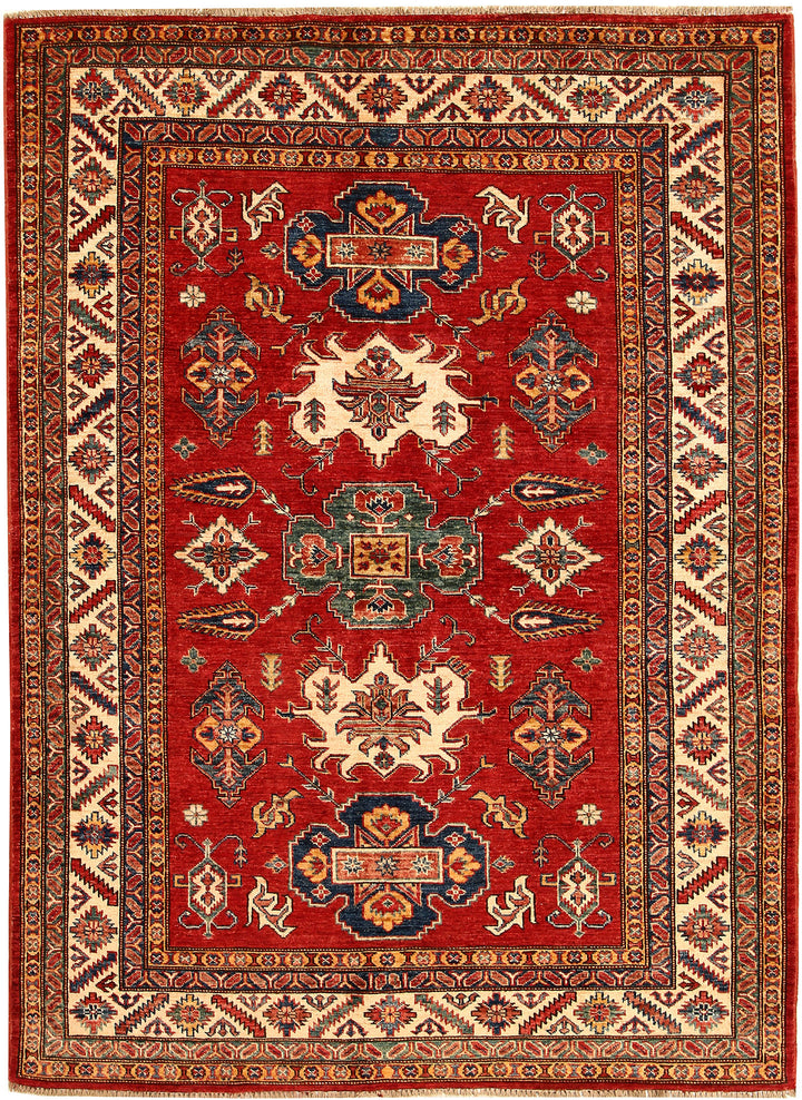 Firebrick Kazak 4' 11 x 6' 8 - No. 67417 - ALRUG Rug Store
