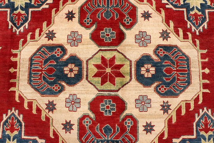 Firebrick Kazak 8' 11 x 11' 10 - No. 67418 - ALRUG Rug Store