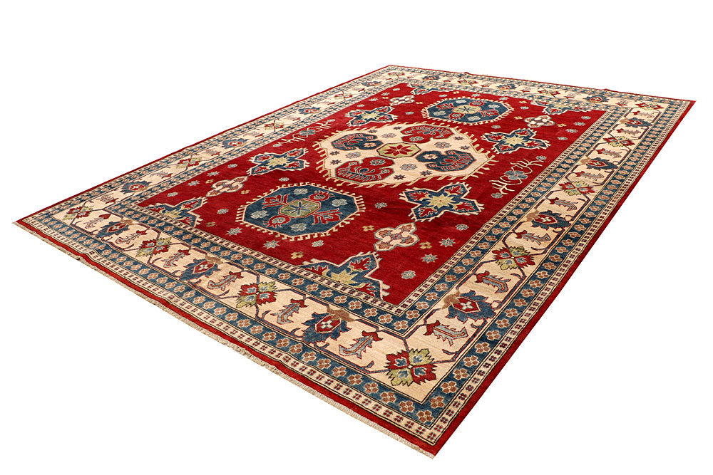 Firebrick Kazak 8' 11 x 11' 10 - No. 67418 - ALRUG Rug Store