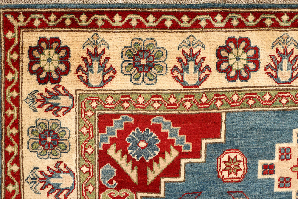 Steel Blue Kazak 5' 7 x 7' 10 - No. 67419 - ALRUG Rug Store