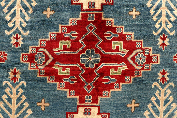 Steel Blue Kazak 5' 7 x 7' 10 - No. 67419 - ALRUG Rug Store