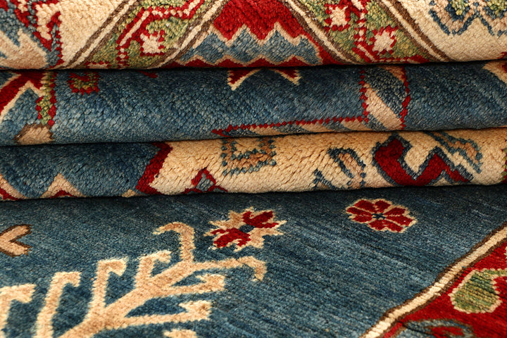 Steel Blue Kazak 5' 7 x 7' 10 - No. 67419 - ALRUG Rug Store