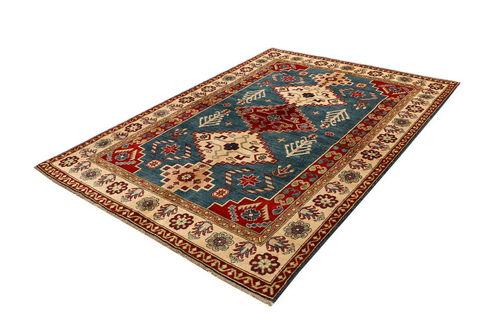 Steel Blue Kazak 5' 7 x 7' 10 - No. 67419 - ALRUG Rug Store