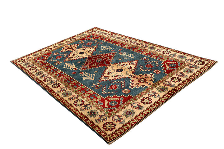 Steel Blue Kazak 5' 7 x 7' 10 - No. 67419 - ALRUG Rug Store