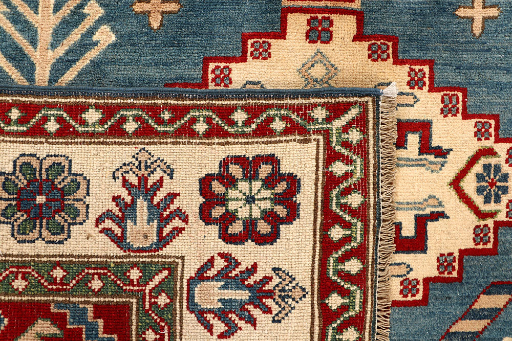 Steel Blue Kazak 5' 7 x 7' 10 - No. 67419 - ALRUG Rug Store