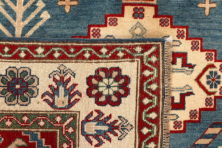 Steel Blue Kazak 5' 7 x 7' 10 - No. 67419 - ALRUG Rug Store