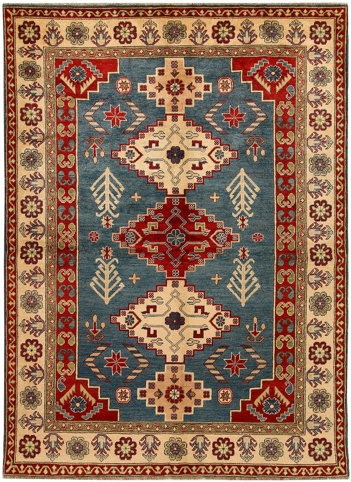 Steel Blue Kazak 5' 7 x 7' 10 - No. 67419 - ALRUG Rug Store