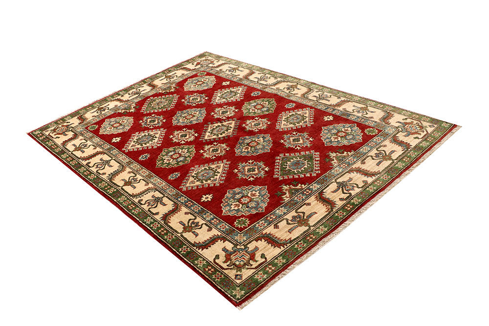 Firebrick Kazak 4' 10 x 6' 9 - No. 67421 - ALRUG Rug Store