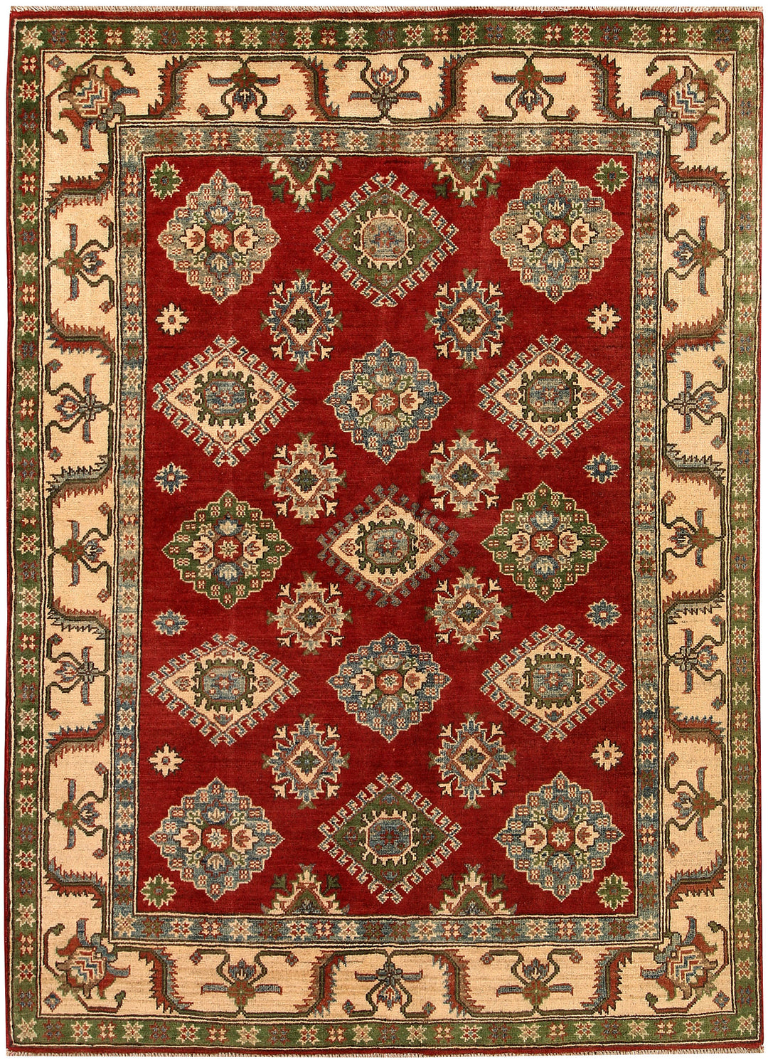 Firebrick Kazak 4' 10 x 6' 9 - No. 67421 - ALRUG Rug Store