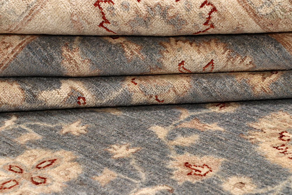 Dark Grey Oushak 8' 4 x 9' 9 - No. 67423 - ALRUG Rug Store