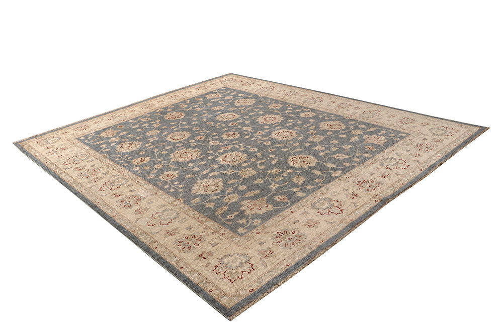 Dark Grey Oushak 8' 4 x 9' 9 - No. 67423 - ALRUG Rug Store