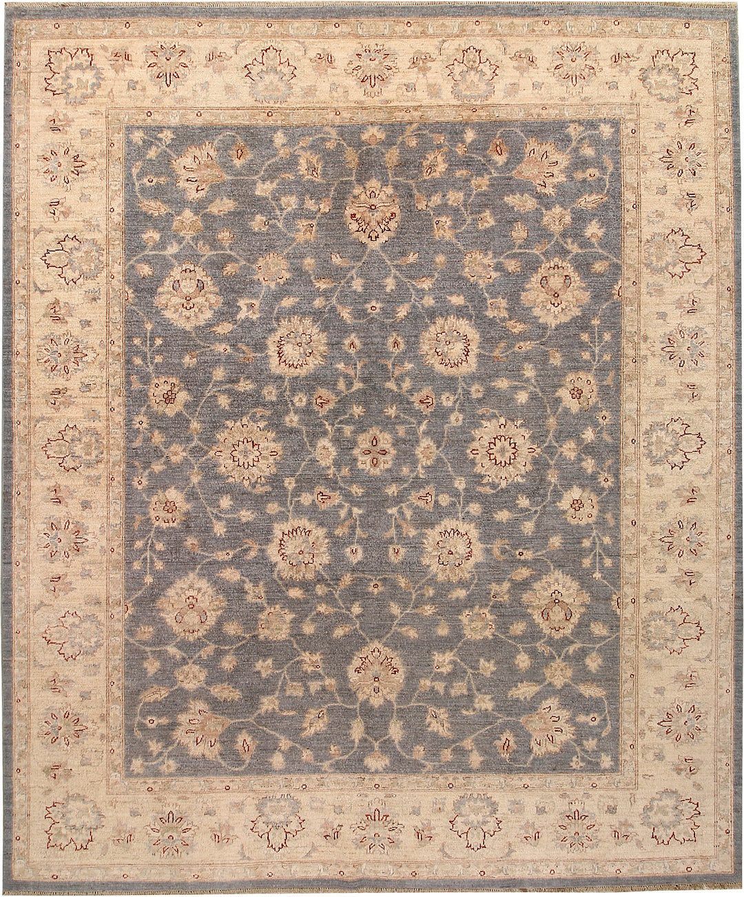 Dark Grey Oushak 8' 4 x 9' 9 - No. 67423 - ALRUG Rug Store