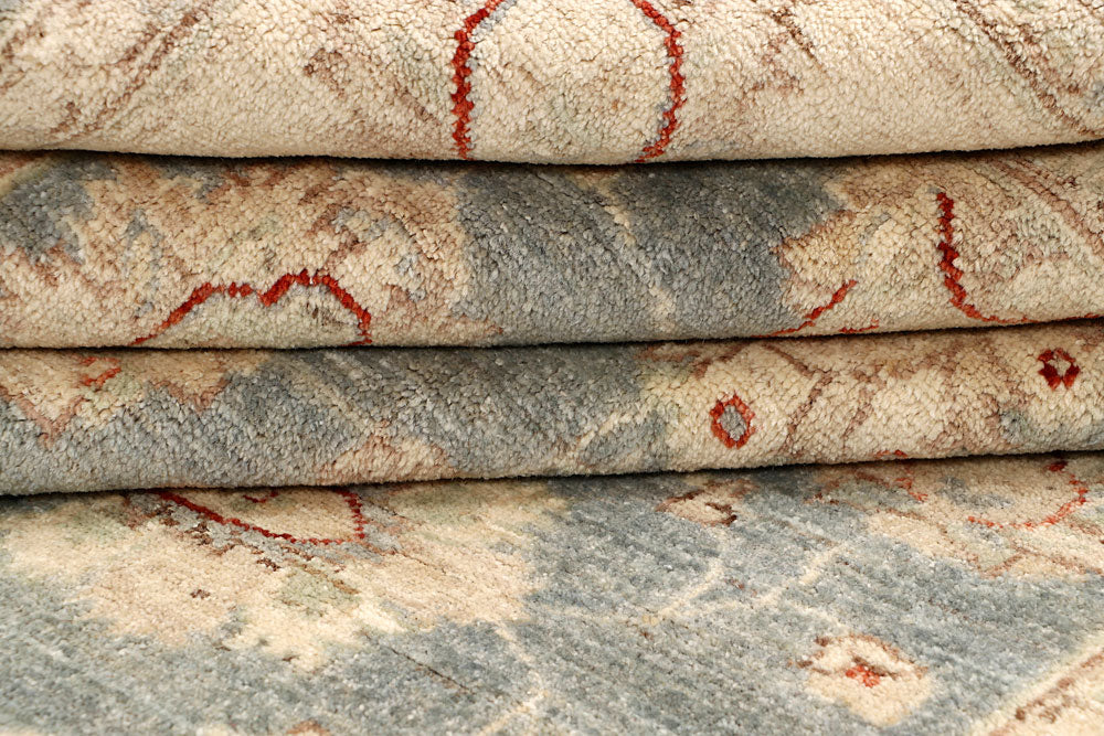 Dark Grey Oushak 5' 3 x 7' 7 - No. 67424 - ALRUG Rug Store