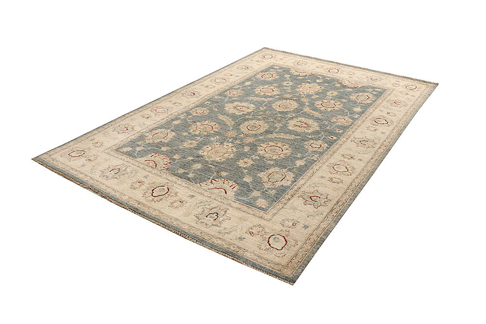 Dark Grey Oushak 5' 3 x 7' 7 - No. 67424 - ALRUG Rug Store