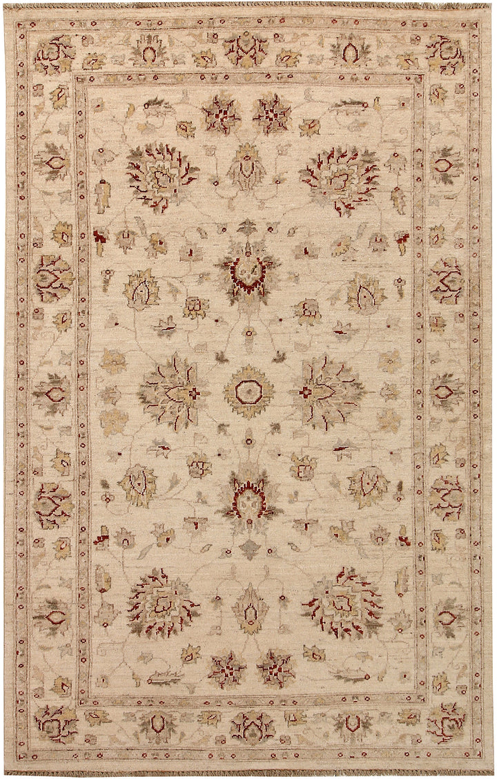 Bisque Oushak 4' 5 x 6' 11 - No. 67425 - ALRUG Rug Store