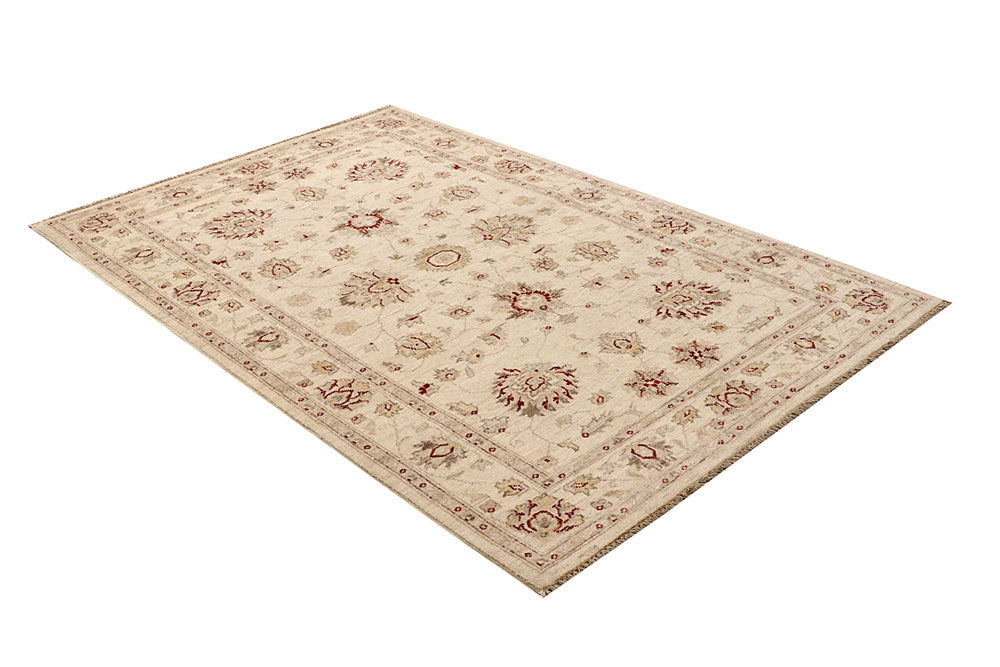Bisque Oushak 4' 6 x 6' 11 - No. 67426 - ALRUG Rug Store