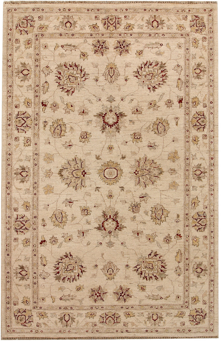 Bisque Oushak 4' 6 x 6' 11 - No. 67426 - ALRUG Rug Store