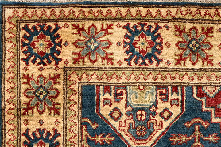 Steel Blue Kazak 4' 11 x 6' 6 - No. 67427 - ALRUG Rug Store