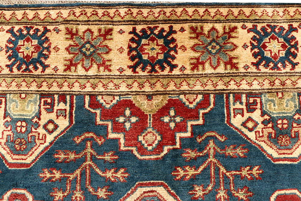 Steel Blue Kazak 4' 11 x 6' 6 - No. 67427 - ALRUG Rug Store