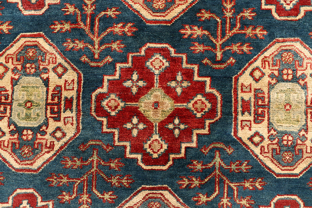 Steel Blue Kazak 4' 11 x 6' 6 - No. 67427 - ALRUG Rug Store