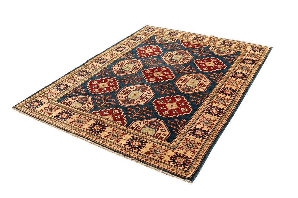 Steel Blue Kazak 4' 11 x 6' 6 - No. 67427 - ALRUG Rug Store